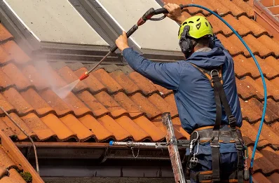 Démoussage et hydrofuge de toiture à Vinzieux